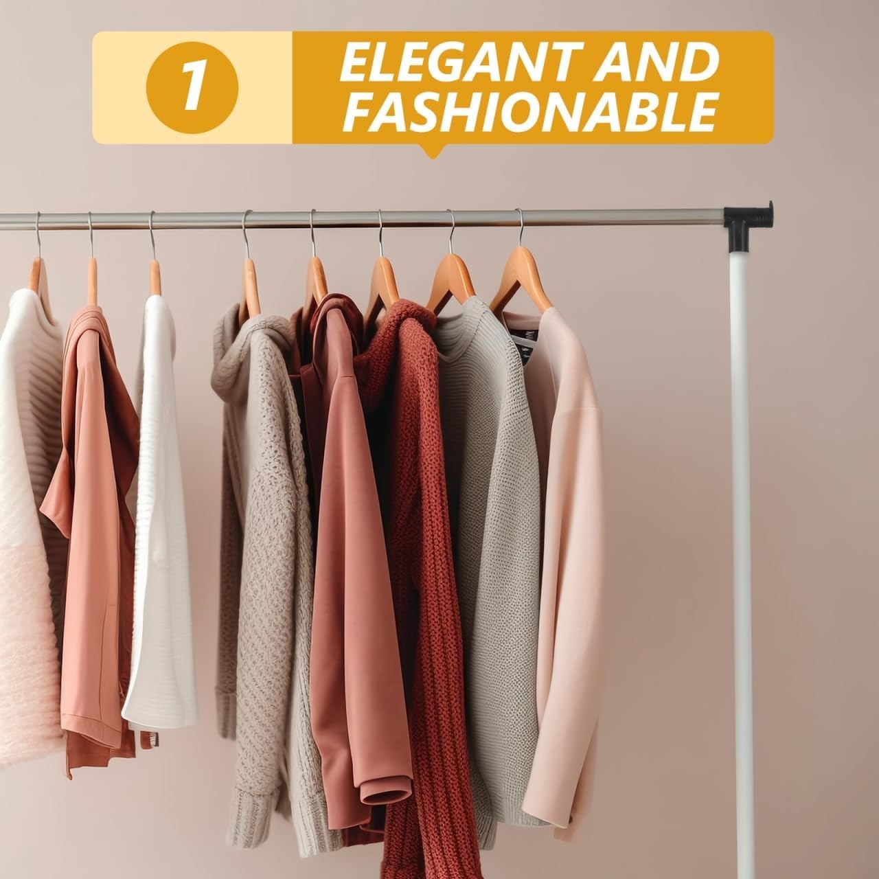 2 Pack Right Angle Clothes Rack Connectors - Essential Laundry Accessories