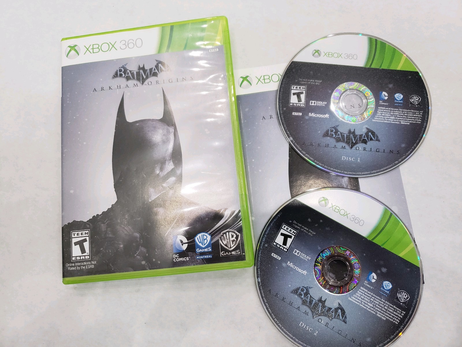 Batman: Arkham Origins (Microsoft Xbox 360, 2013) Free Fast Shipping