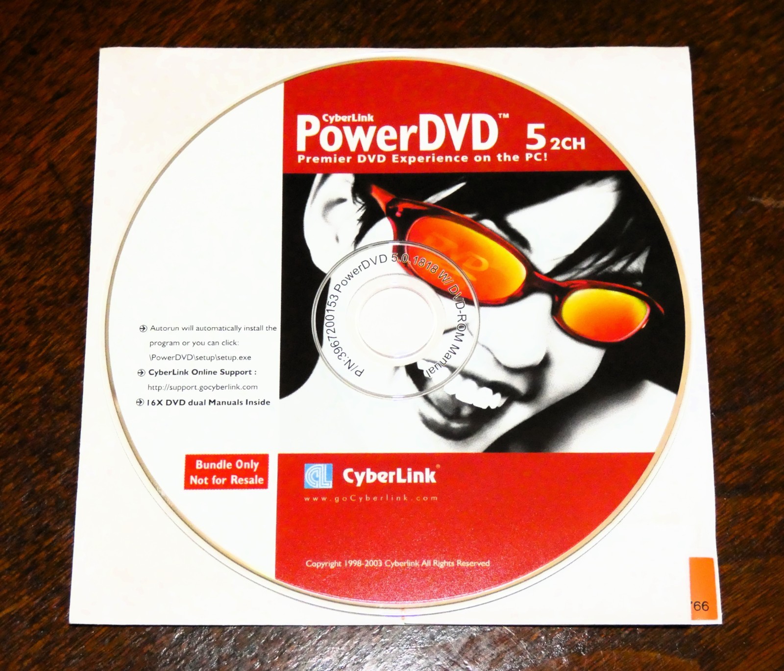 Cyberlink Power DVD 5 2ch with CD-Key Premier DVD Experience Excellent Condition