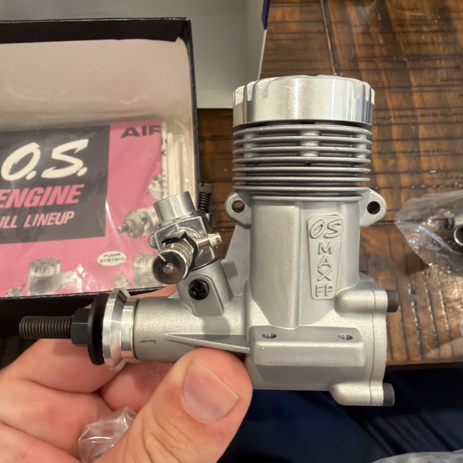 RC Airplane Engine O.S. Max 35 FP with Muffler - New