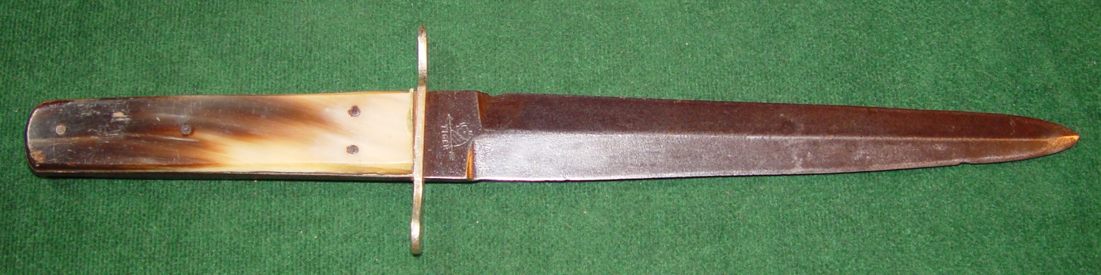 Antique W.A. COLLEY, Sheffield TIGER  11 1/2"  Spearpoint Dagger