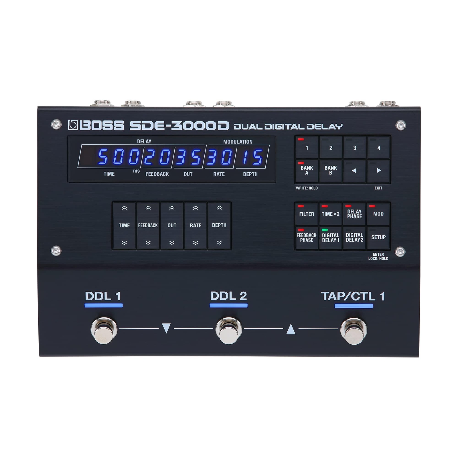 Boss SDE-3000D Dual Digital Delay Effects Pedal Black New