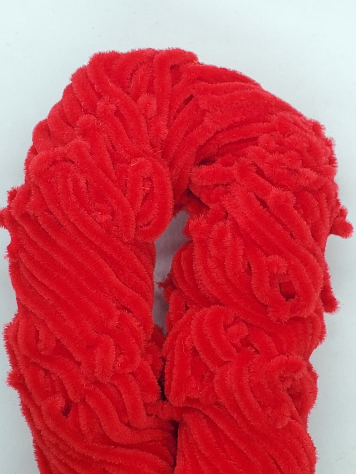 RED NYLON CHENILLE 5 Yards Fly & Jig Tying Material You Pick Size