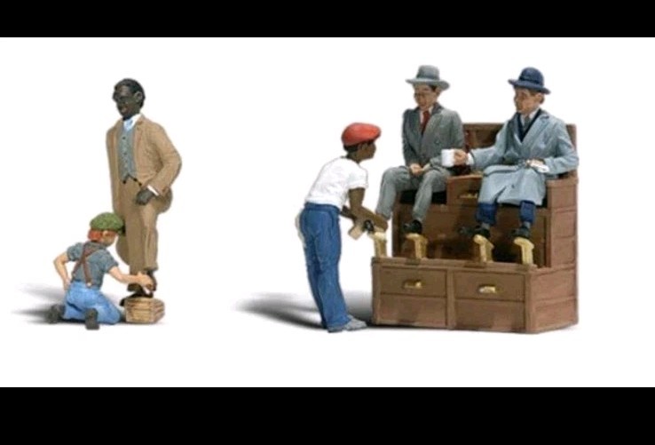 Woodland Scenics A2176 N Scale Shoe Shiners