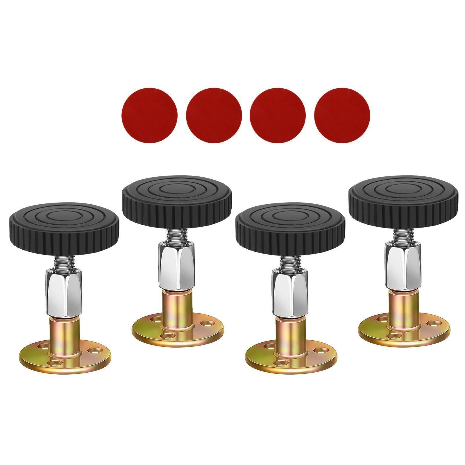 Adjustable Threaded Bed Frame Anti-Shake Stabilizer Tool Headboard Stoppers 4X
