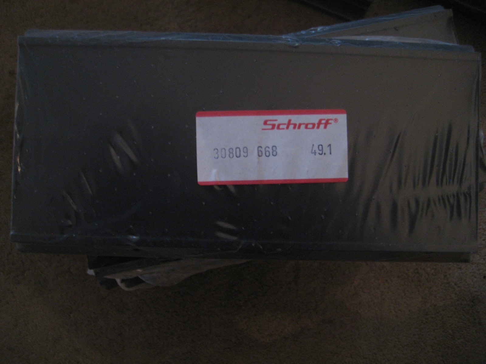 NEW Schroff Cassette 3 HE 7 TE PCB Heat Sink 19" Plug-in LOT 8 # 30809 668 49.1