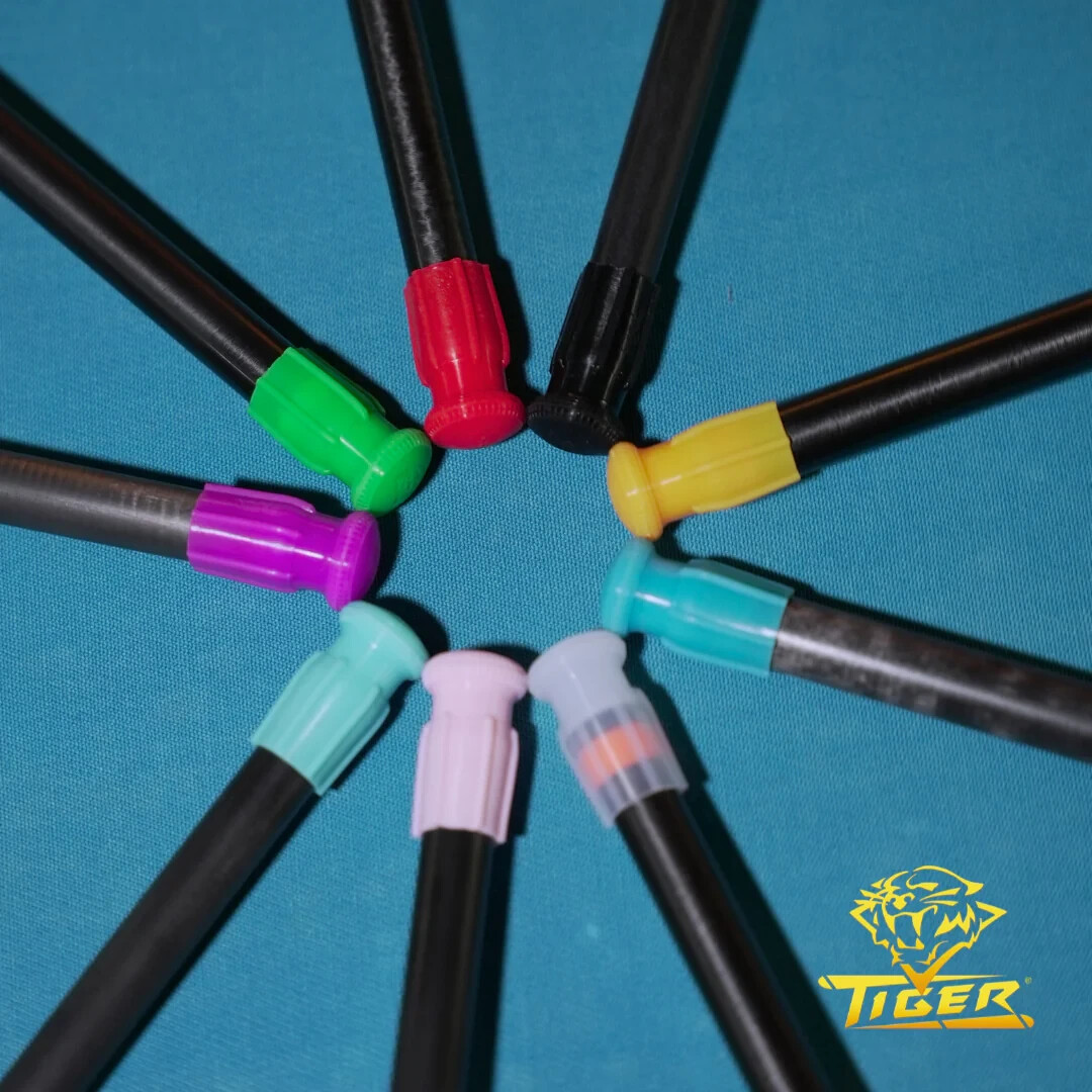 TIGER PRODUCTS PURPLE CUE TIP AND FERRULE PROTECTOR SET OF 2 NEW FREE SHIPPING