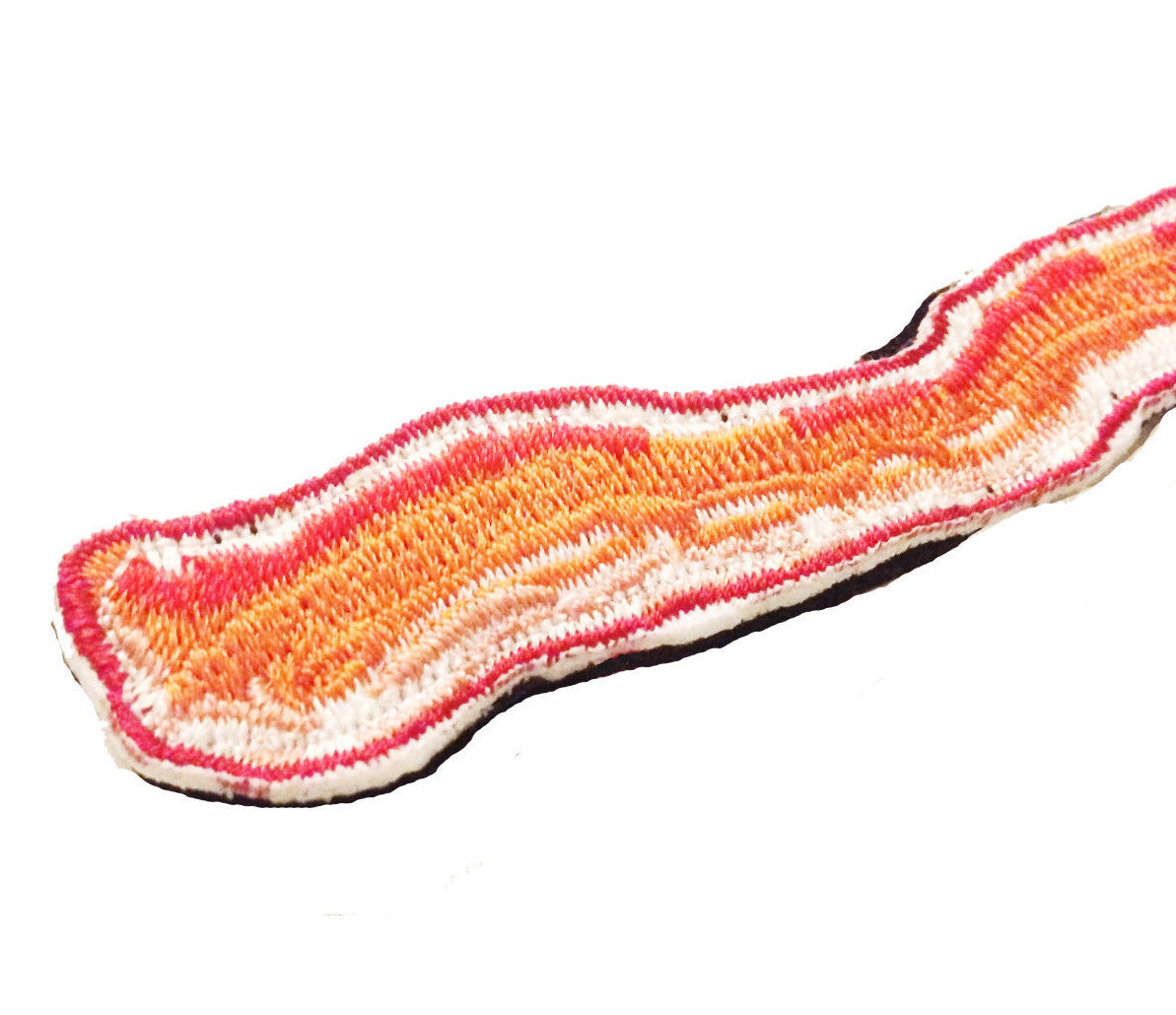 Tactical military pork Bacon Strip Hook/loop Morale 4"x1" uniform US made patch