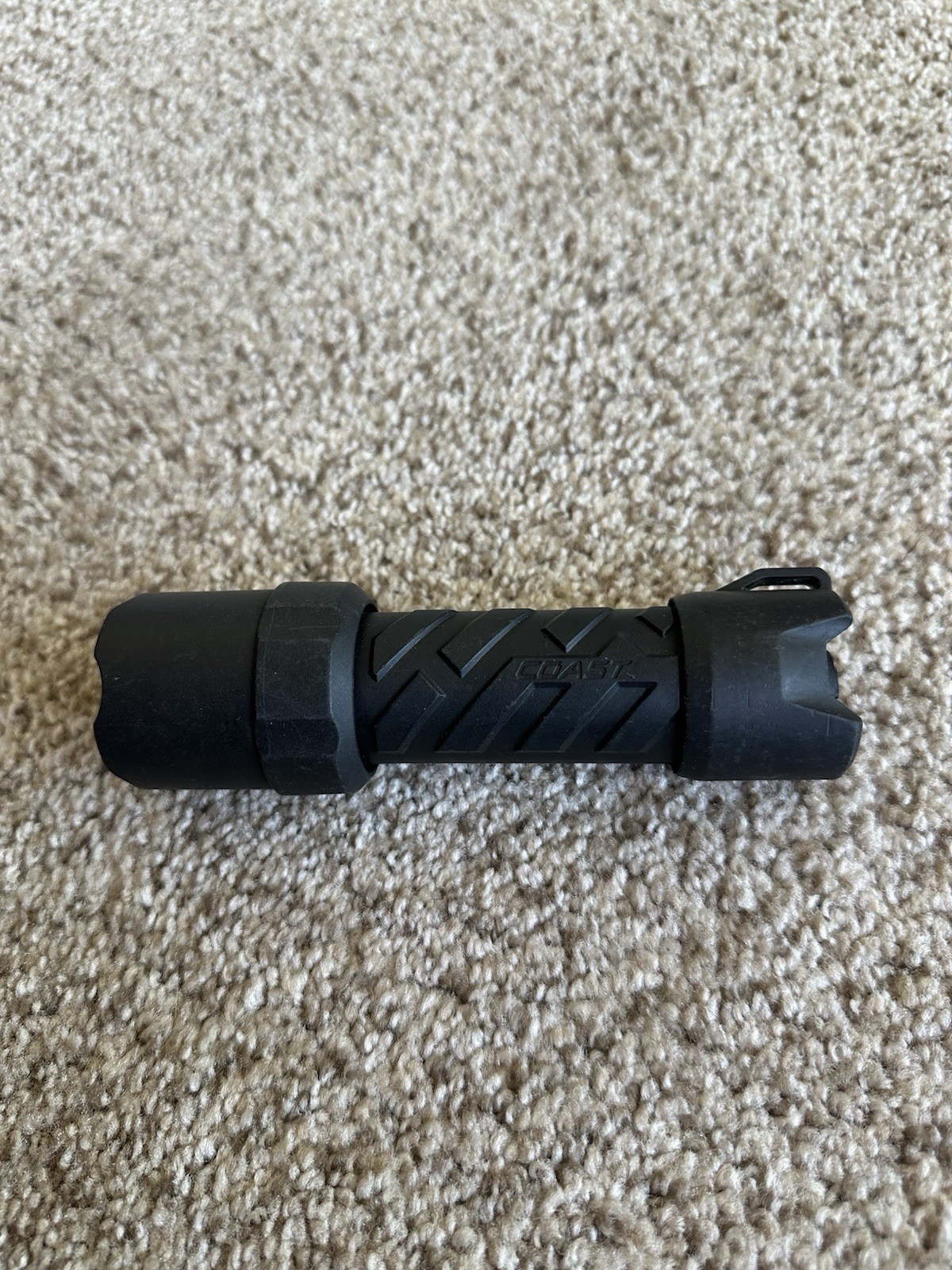 Coast Polysteel Black Aluminum Water Resistant Flashlight