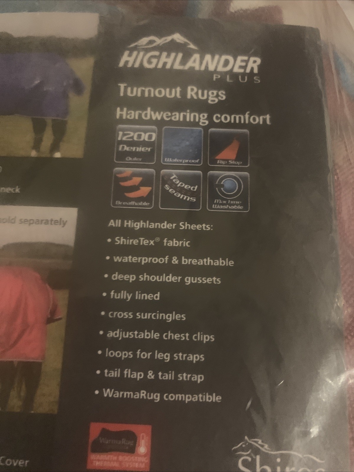 Shires Highlander Plus Turnout Neck Cover Sz Small