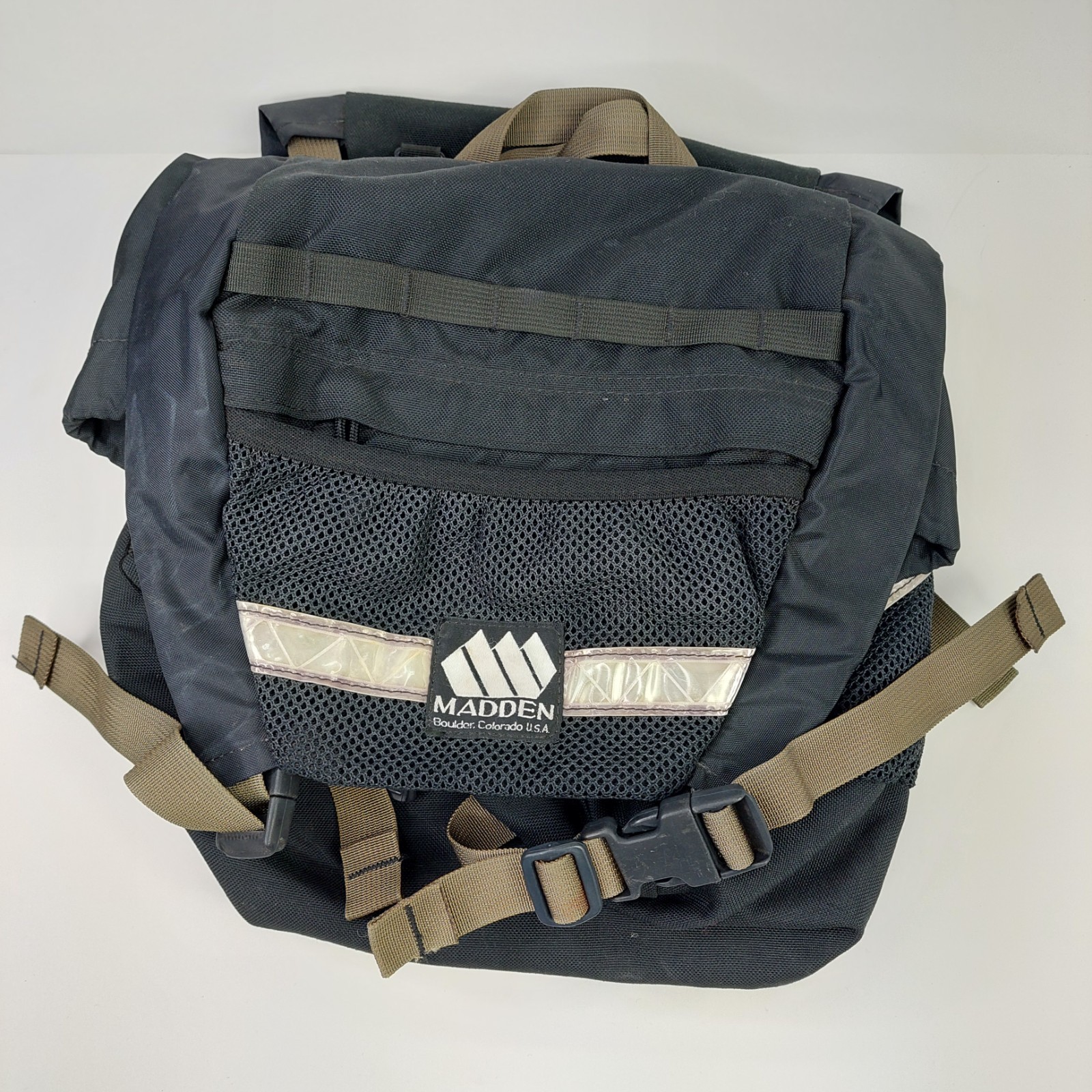 Vtg Madden Equipment Frame Pack Bicycle Bag Bikepacking Twin Saddlebag Pannier