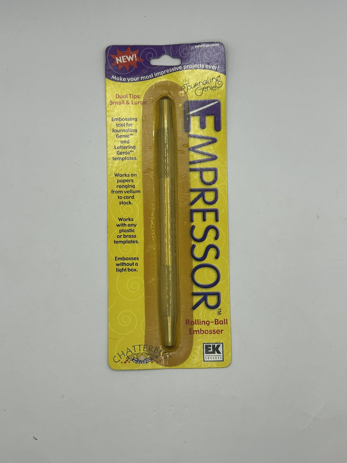 Chatterbox Empressor Rolling Ball Embosser Embossing Tool Journaling Dual Tips