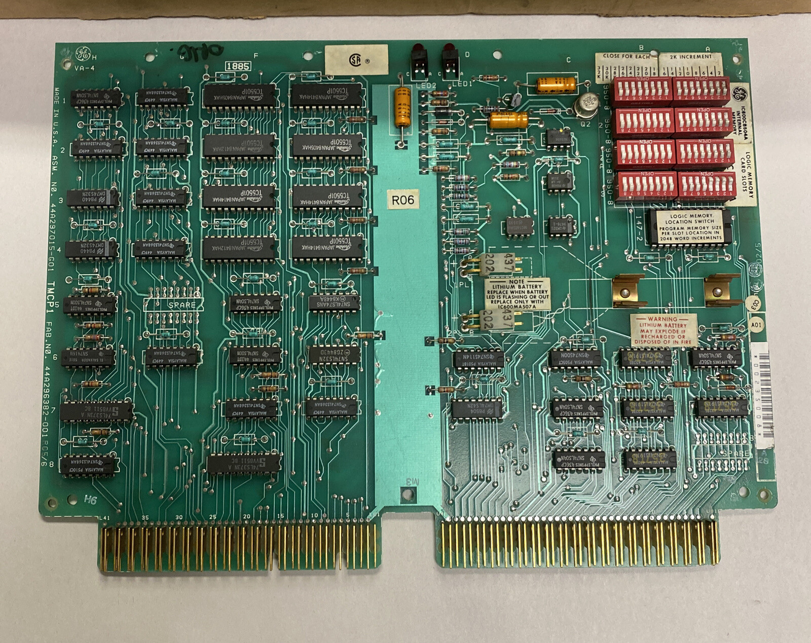 General Electric,IC600CB504A,Internal Memory Board