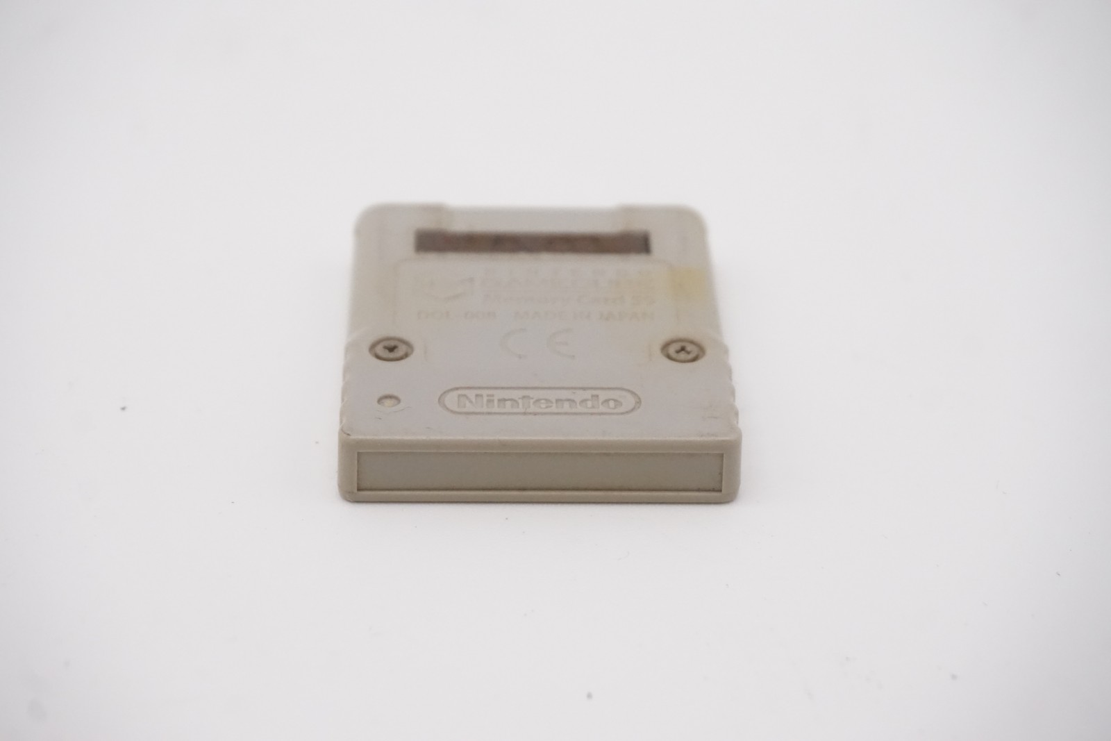 Nintendo GameCube DOL-008 Memory Card Grey With Sticker