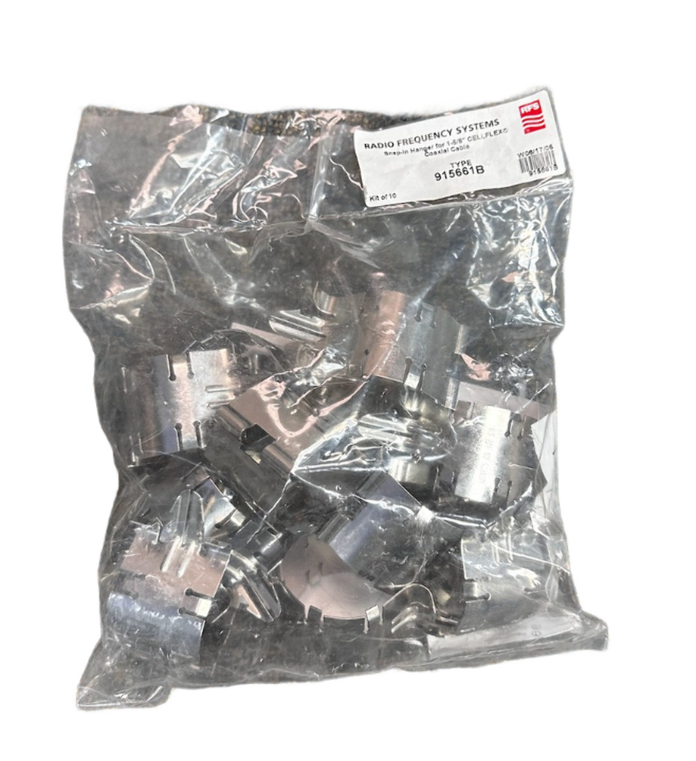 Pack of 10 915661B Snap-in Hanger for 1-5/8" Coaxial Cable
