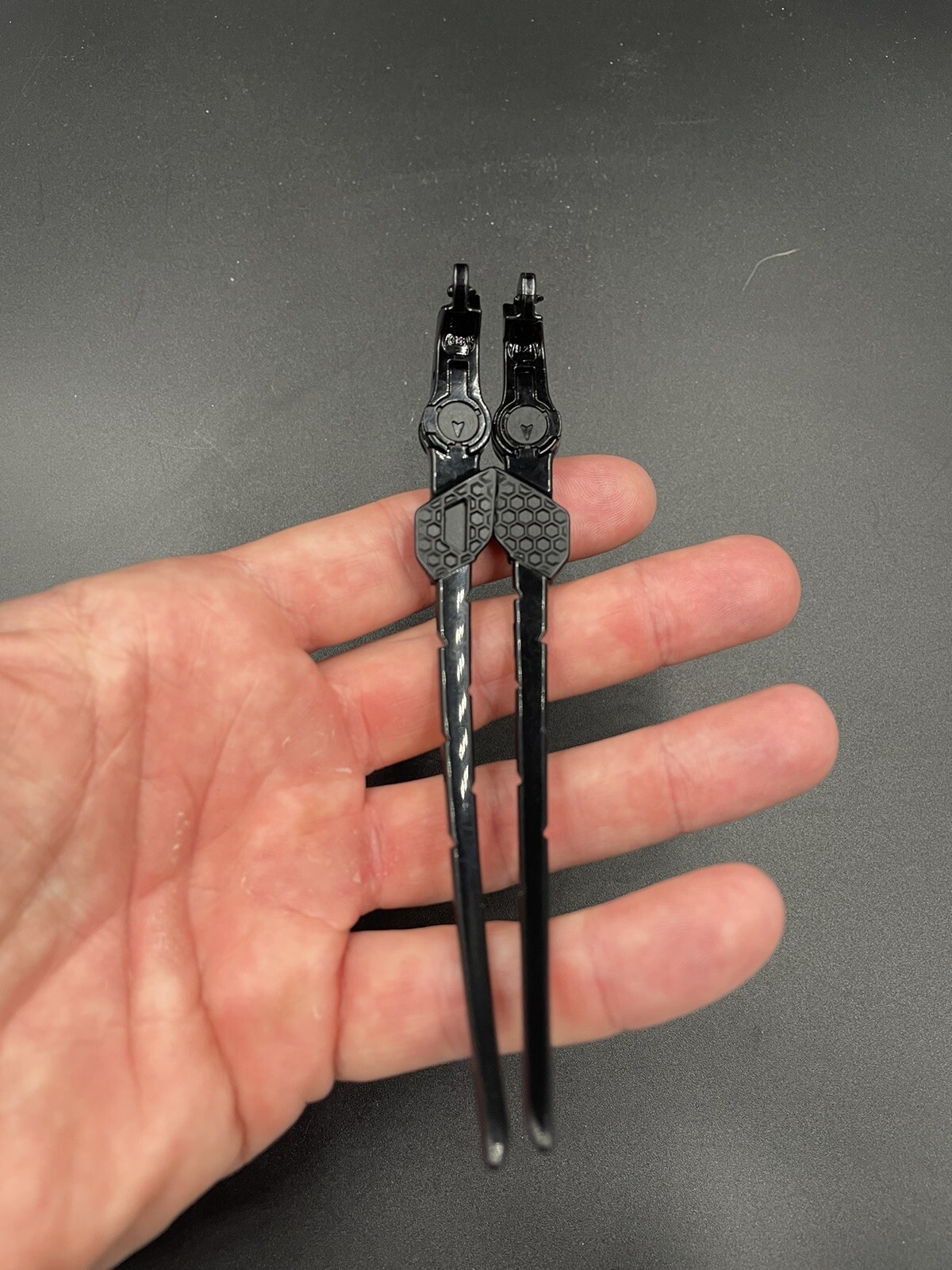 Oakley Kato Polished Black Authentic Replacement Arms(With Icons)