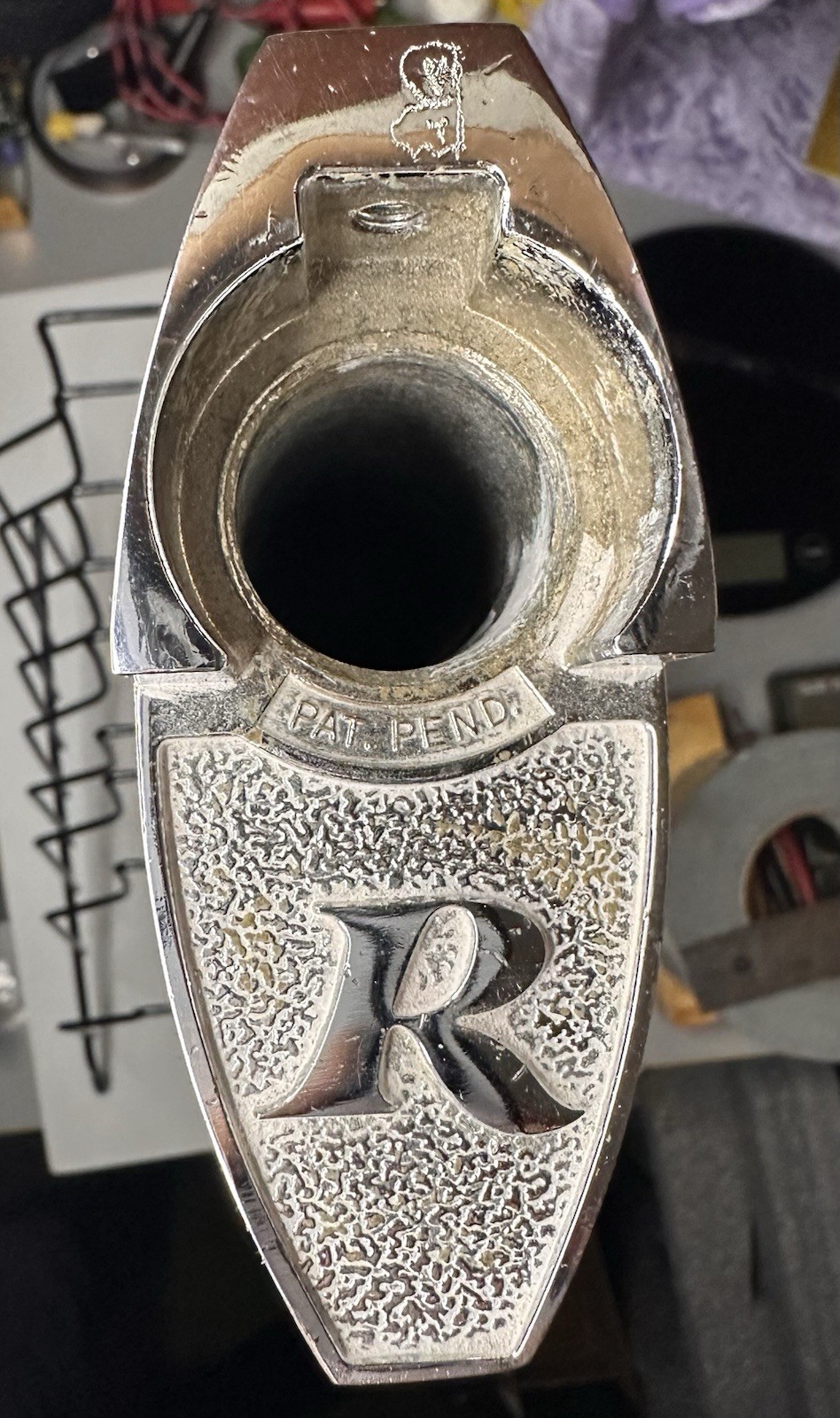 Vintage Rogers 22” Bass Drum Center Post w/Tom Mount