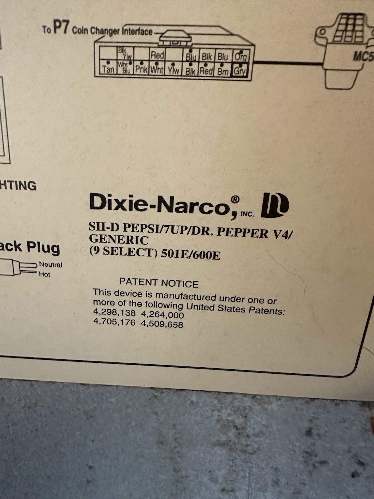 Dixie-Narco Machine 501E 276E 600E Single Column Motors Brown Disk QTY 8