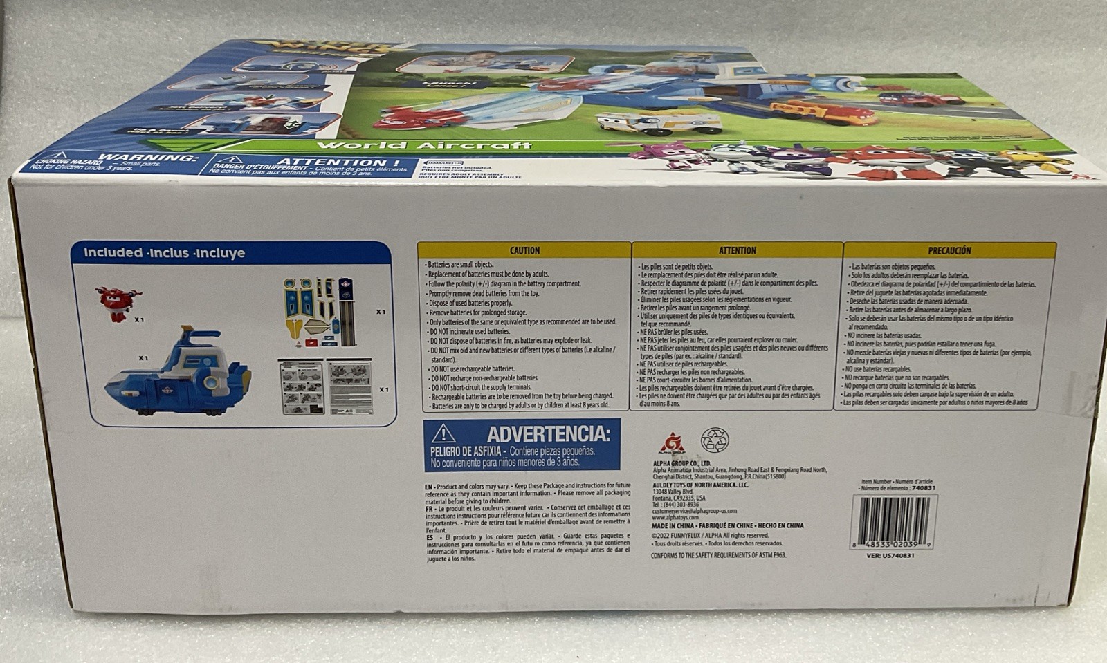 Super Wings Transform-A-Bot World Aircraft Play Set