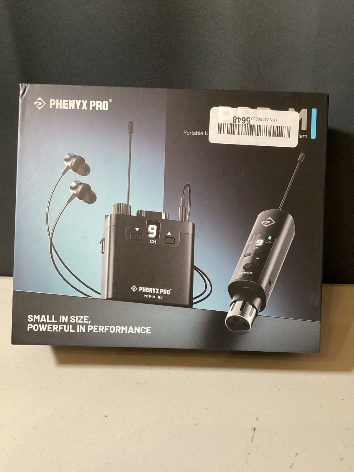 Phenyx Pro UHF Stereo Portable Wireless in-Ear Monitor System PDP-M