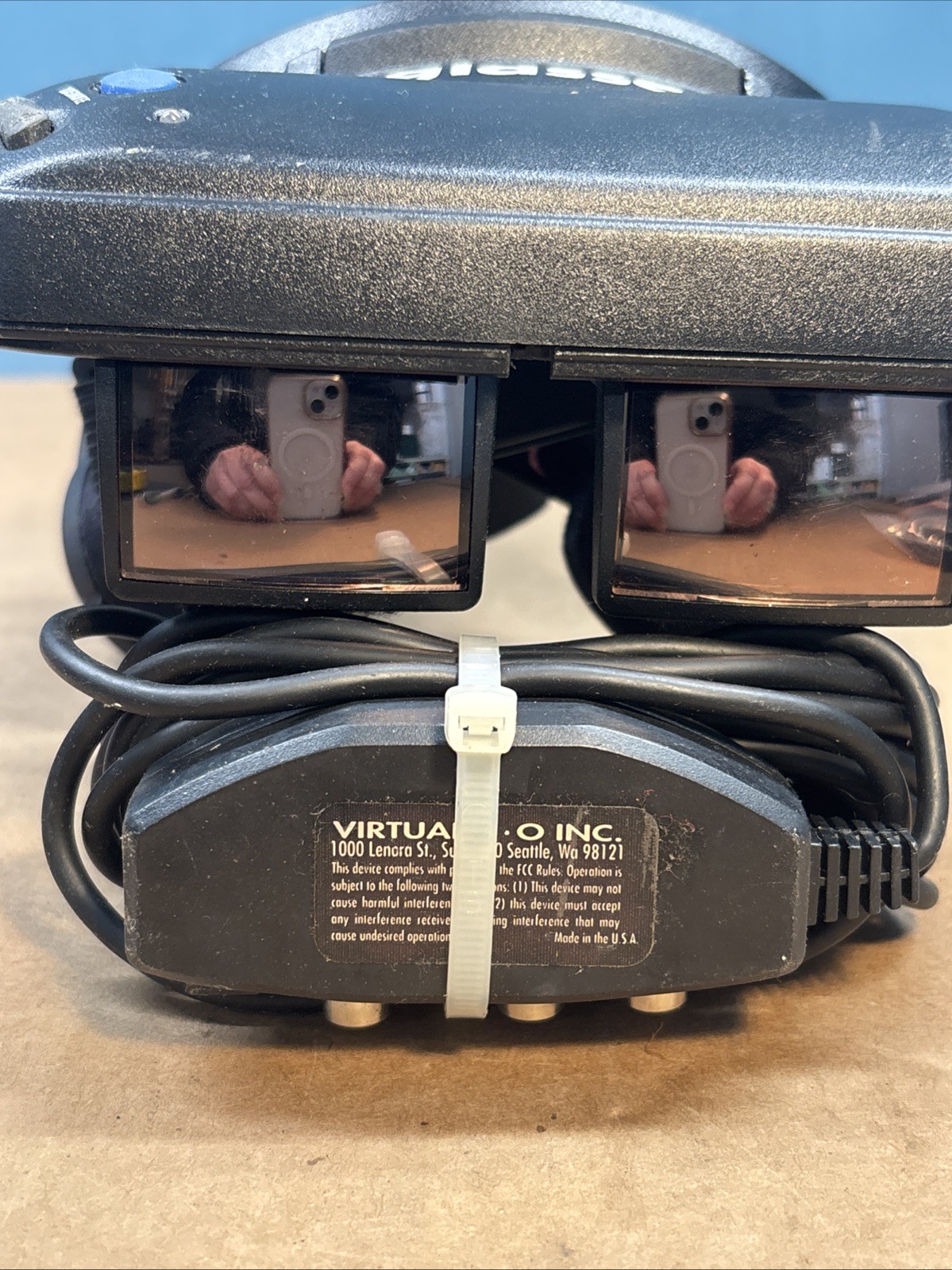 Virtual IO i-Glasses Headset Virtual Display Systems With Cords And AC Adapter