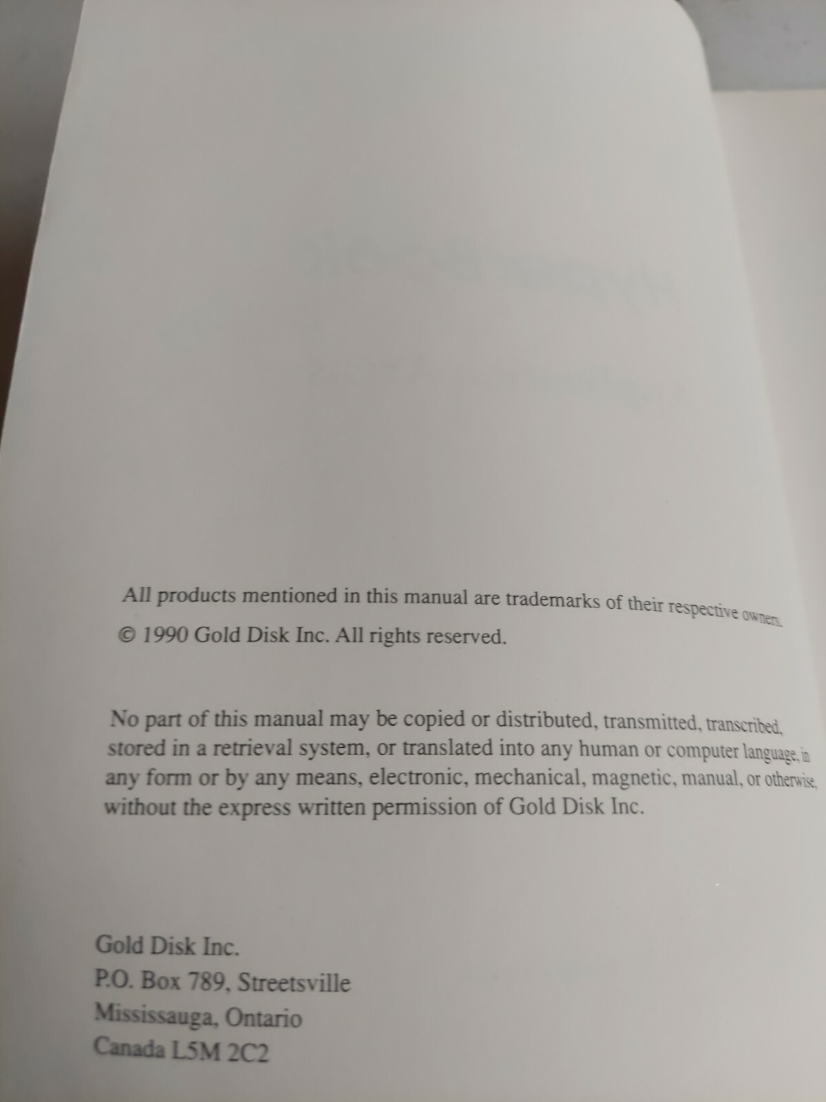 Hyperbook Application Areas Users Guide 1990