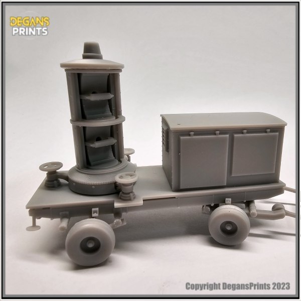 WW2 Chance Light - British Airfield Lamp - 28mm 15mm 20mm scale model