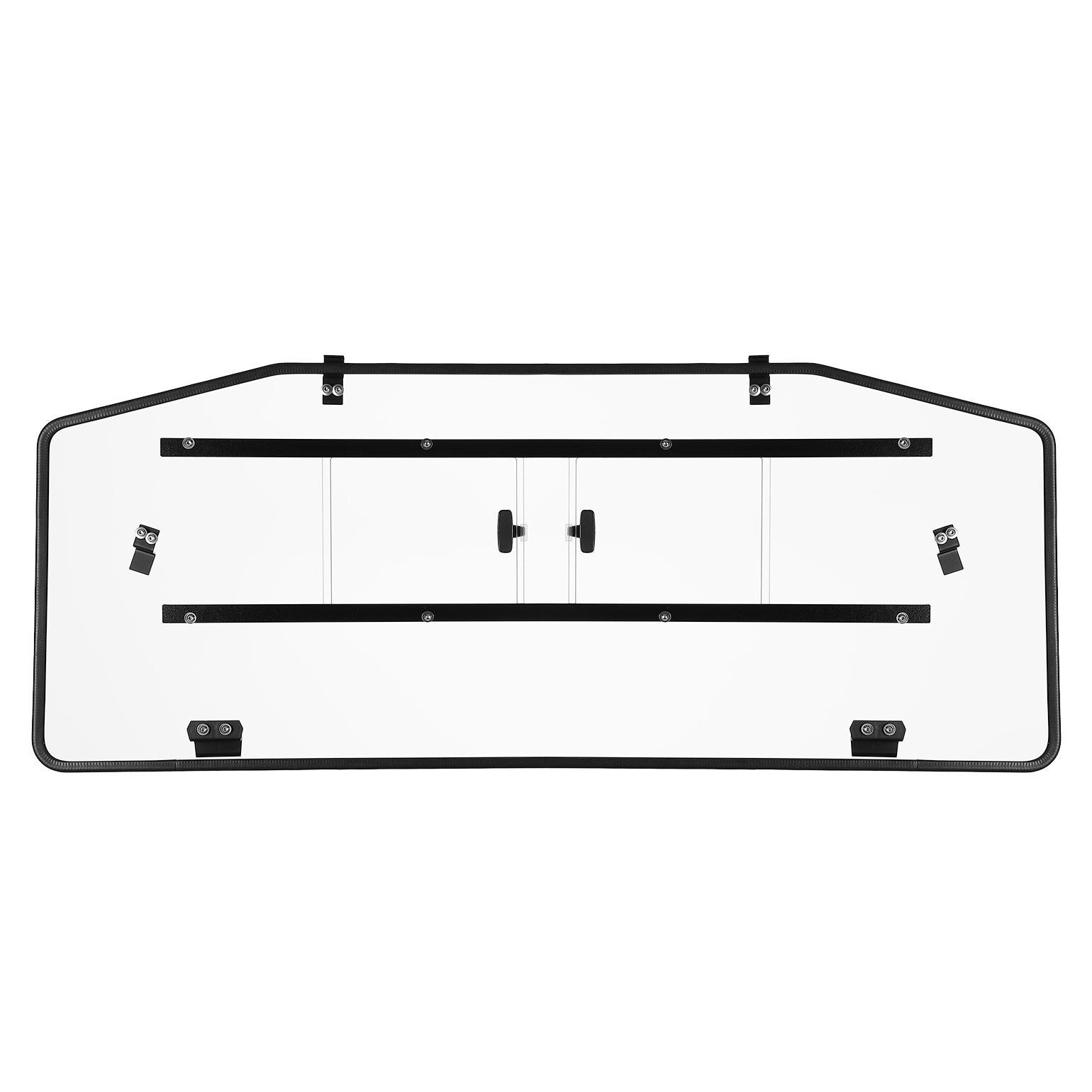 For Can-Am Defender HD 5/ 8/ 10/ MAX Rear Sliding Windshield Back Screen 2016-24