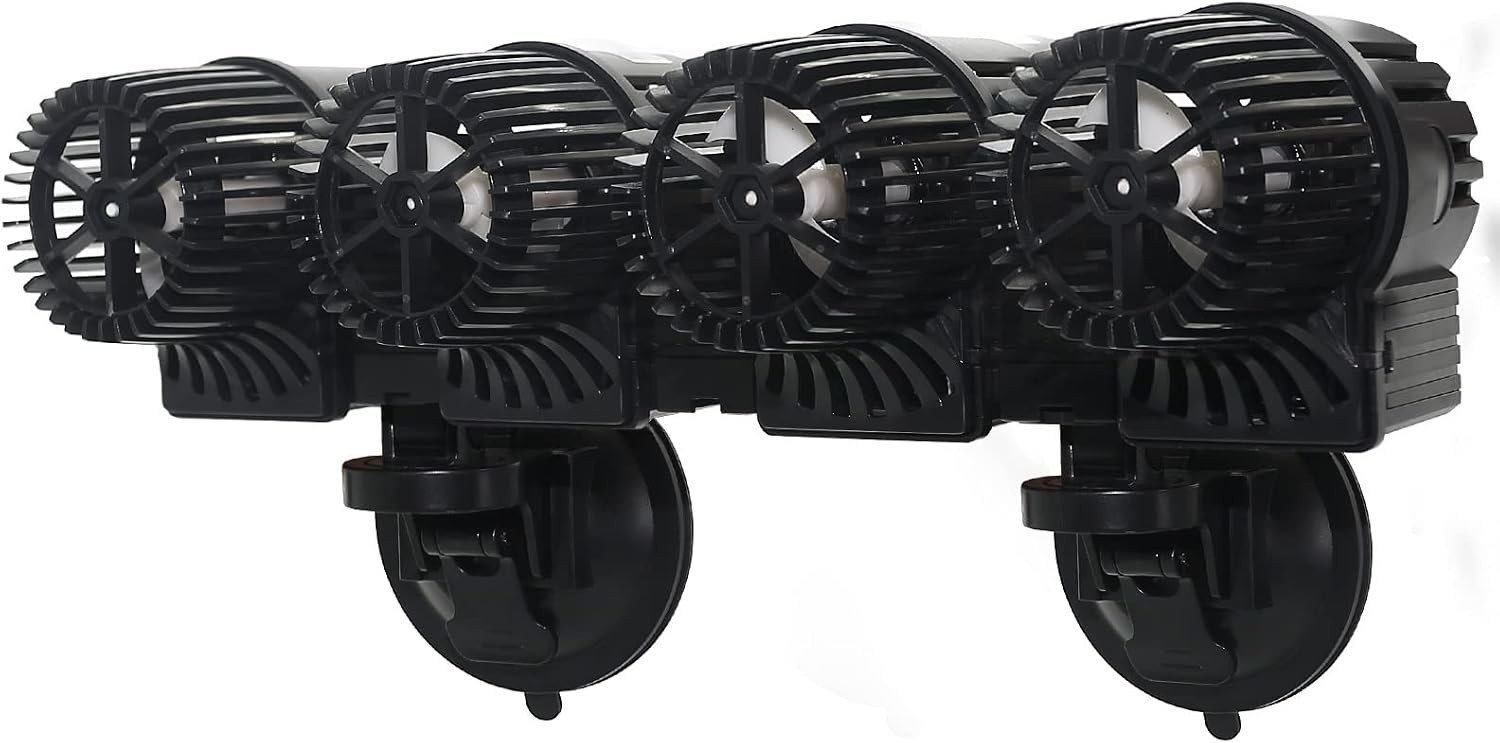12680 GPH 4-Head Wave Maker Aquarium Circulation Pump | Submersible Powerhead