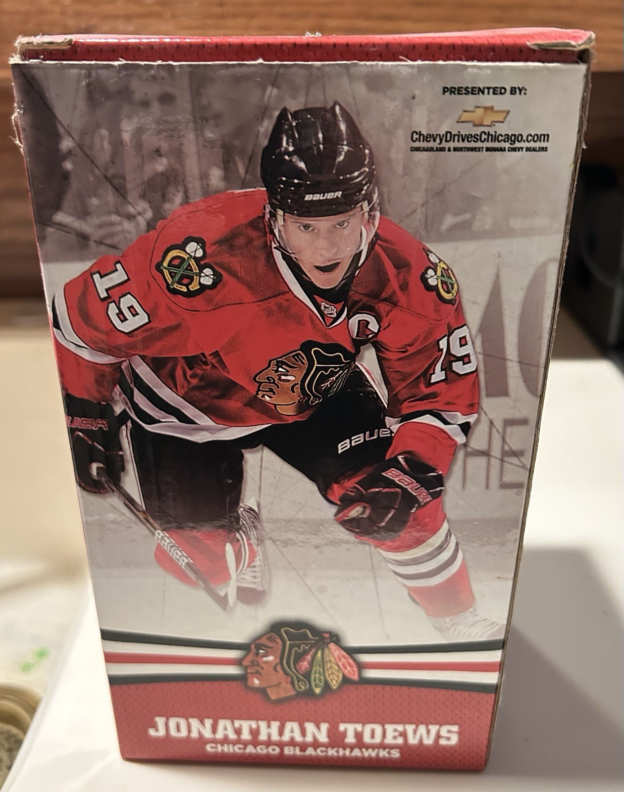 Jonathan Toews Chicago Blackhawks Bobble head. Never Opened. Captain Serious.