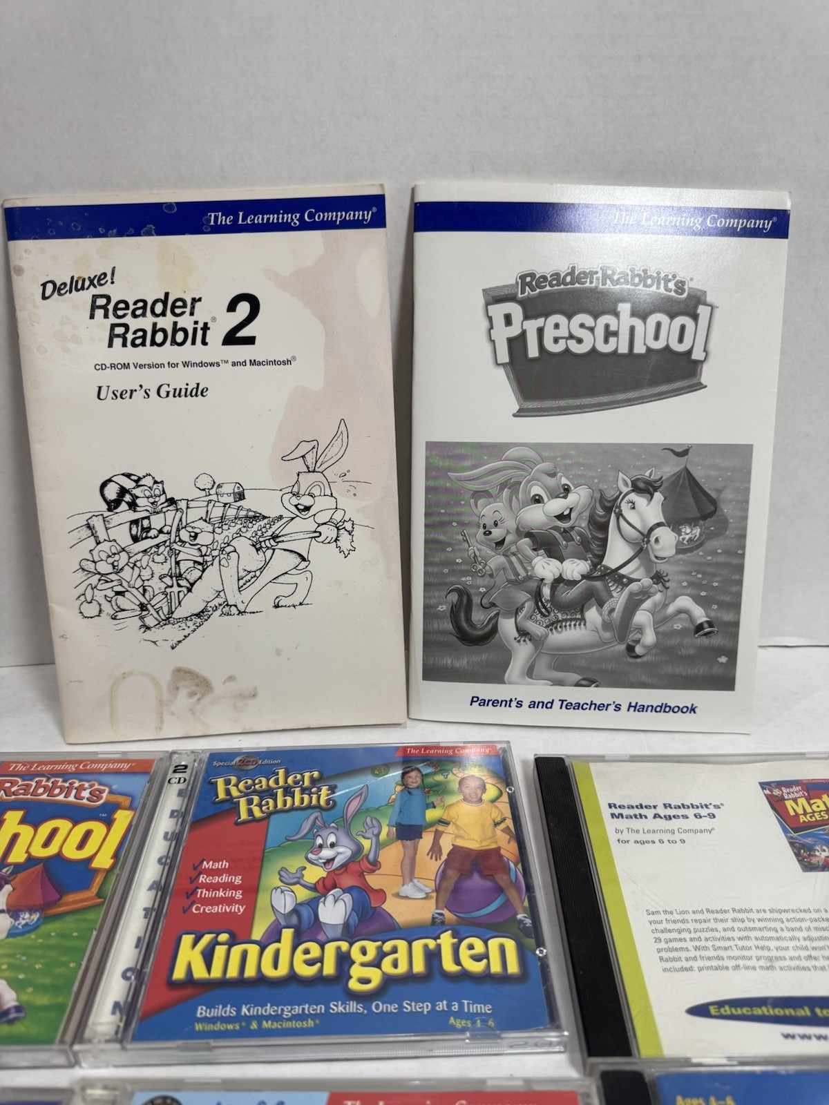 The Learning Company Reader Rabbit CDs Collection Ages 4-9 Win98/Mac 2.0