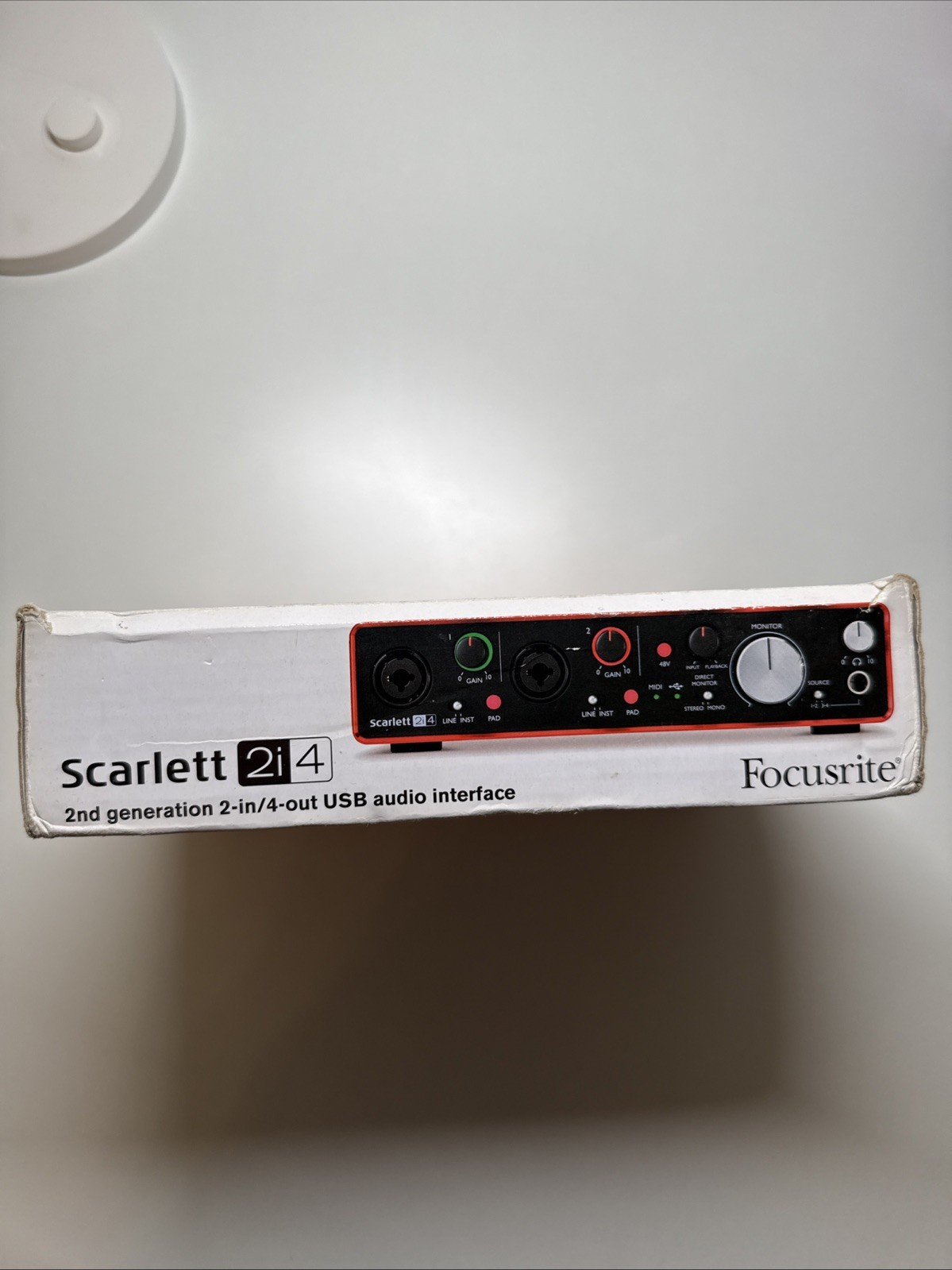 NEW! Focusrite AMS-SCARLETT-2I4-2ND-GEN USB 24 Bit Audio Interface