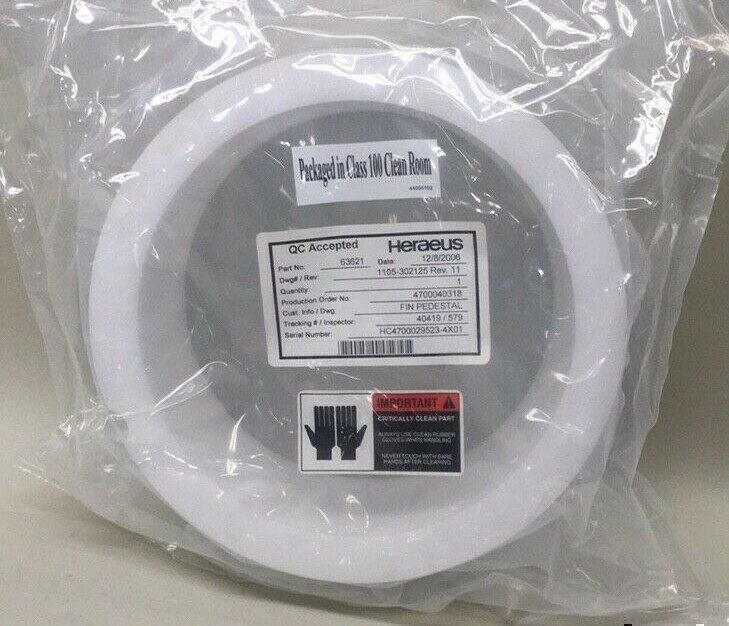 Heraeus 63621 Quartz Fin Pedestal Outside 1105-302125-11 9 Fin