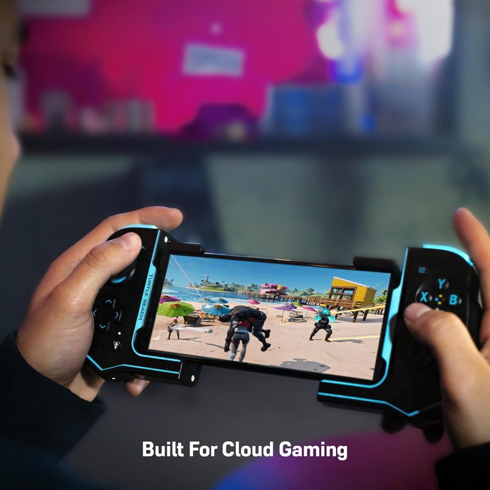 Turtle Beach Atom Mobile Gaming Controller Bluetooth Android Cloud – Black/Teal
