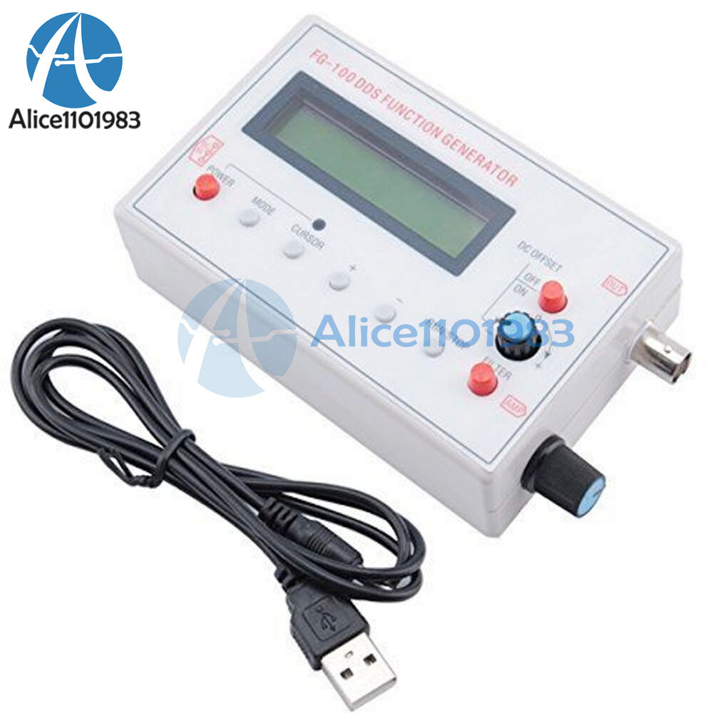 DDS Function Signal Generator 1HZ-500KHz Sine Square Triangle Wave Frequency
