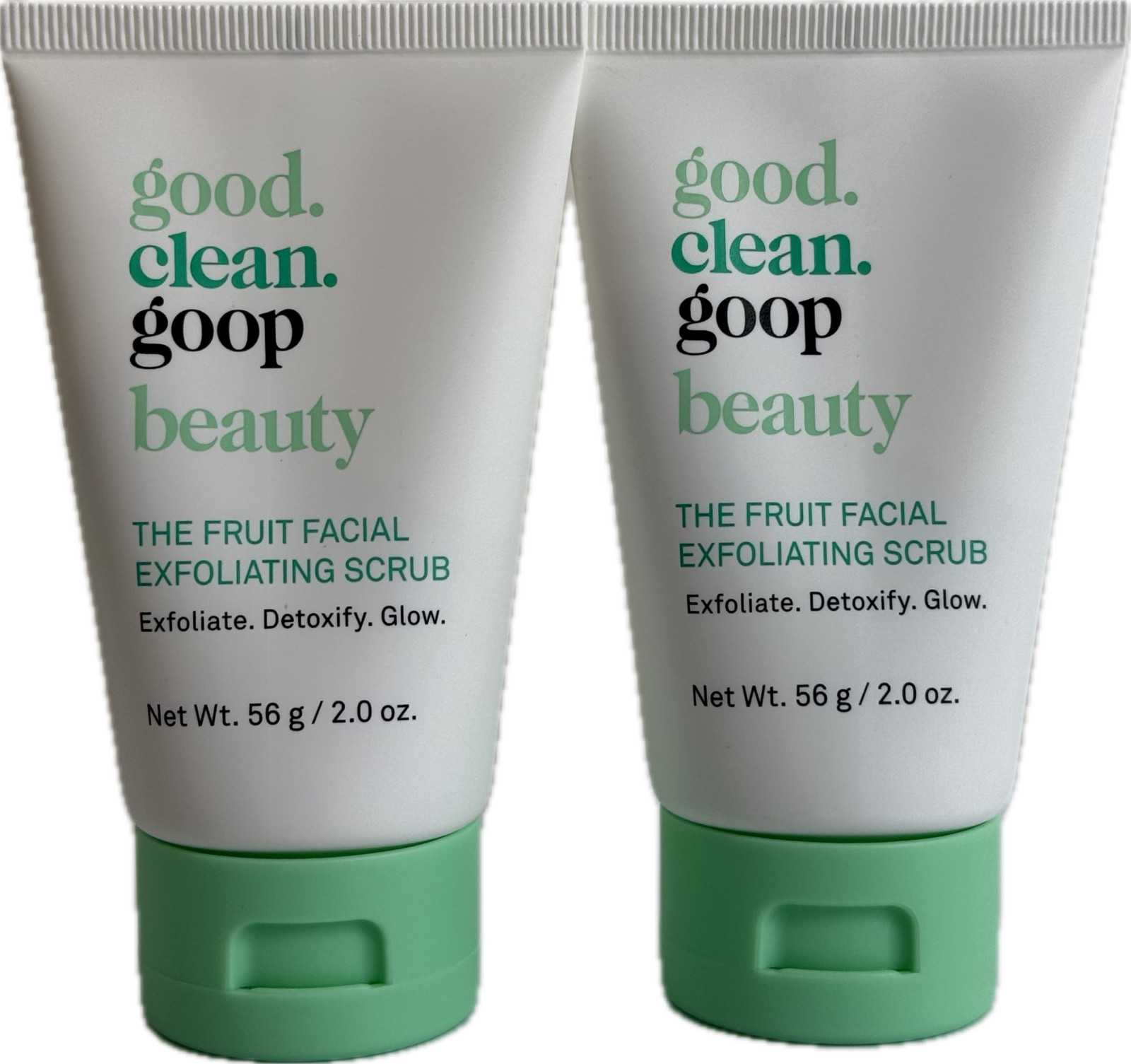 2 PK Goop Beauty The Fruit Facial Exfoliating Scrub 56 g/ 2.0 oz (New in Box)