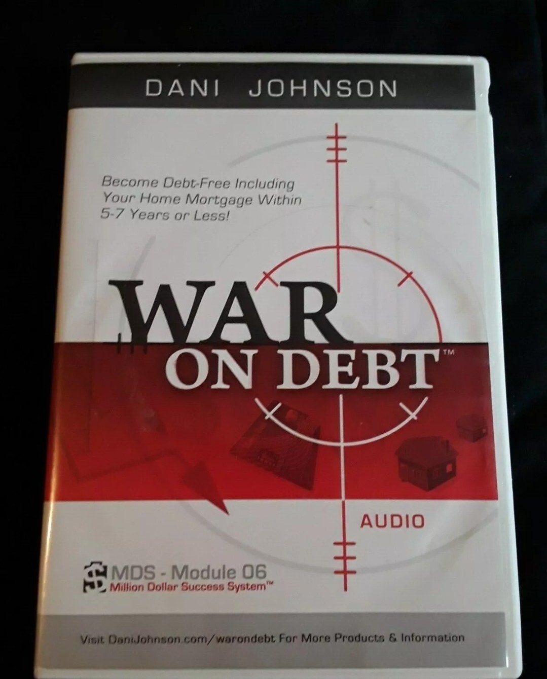 Dani Johnson WAR ON DEBT SET Home Study Program DVDs WORKBOOK 