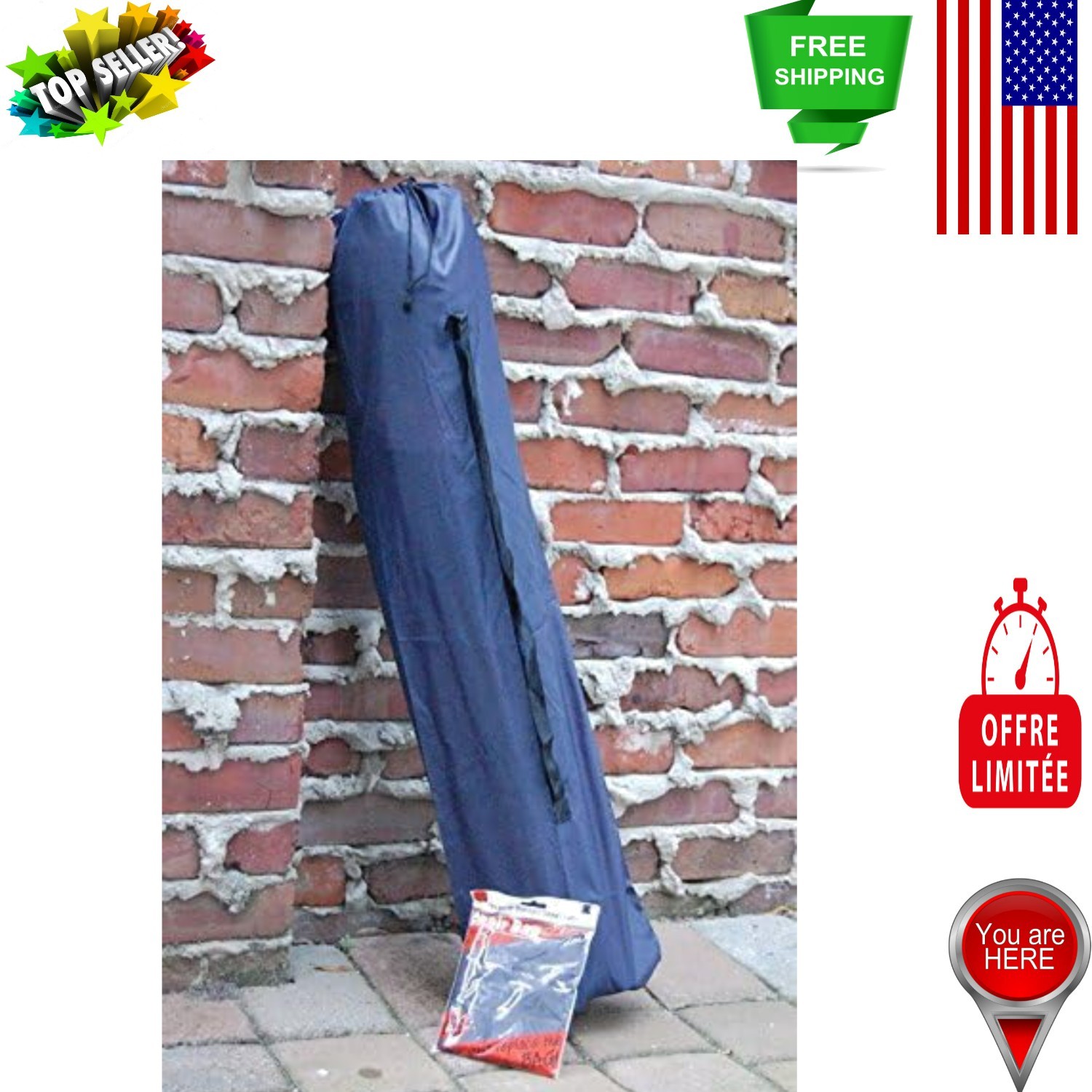 Elegant Camp Chair Replacement Bag - Lightweight Navy Polyester, 36" Length