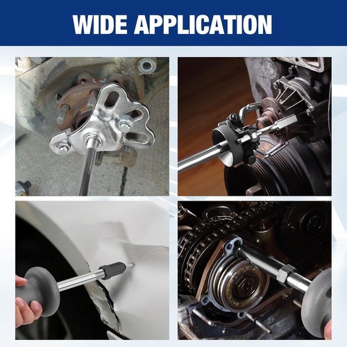 WORKPRO 27PC 9-Way Slide Hammer Puller Set Wheel Hub Removal Tool Bearing Puller