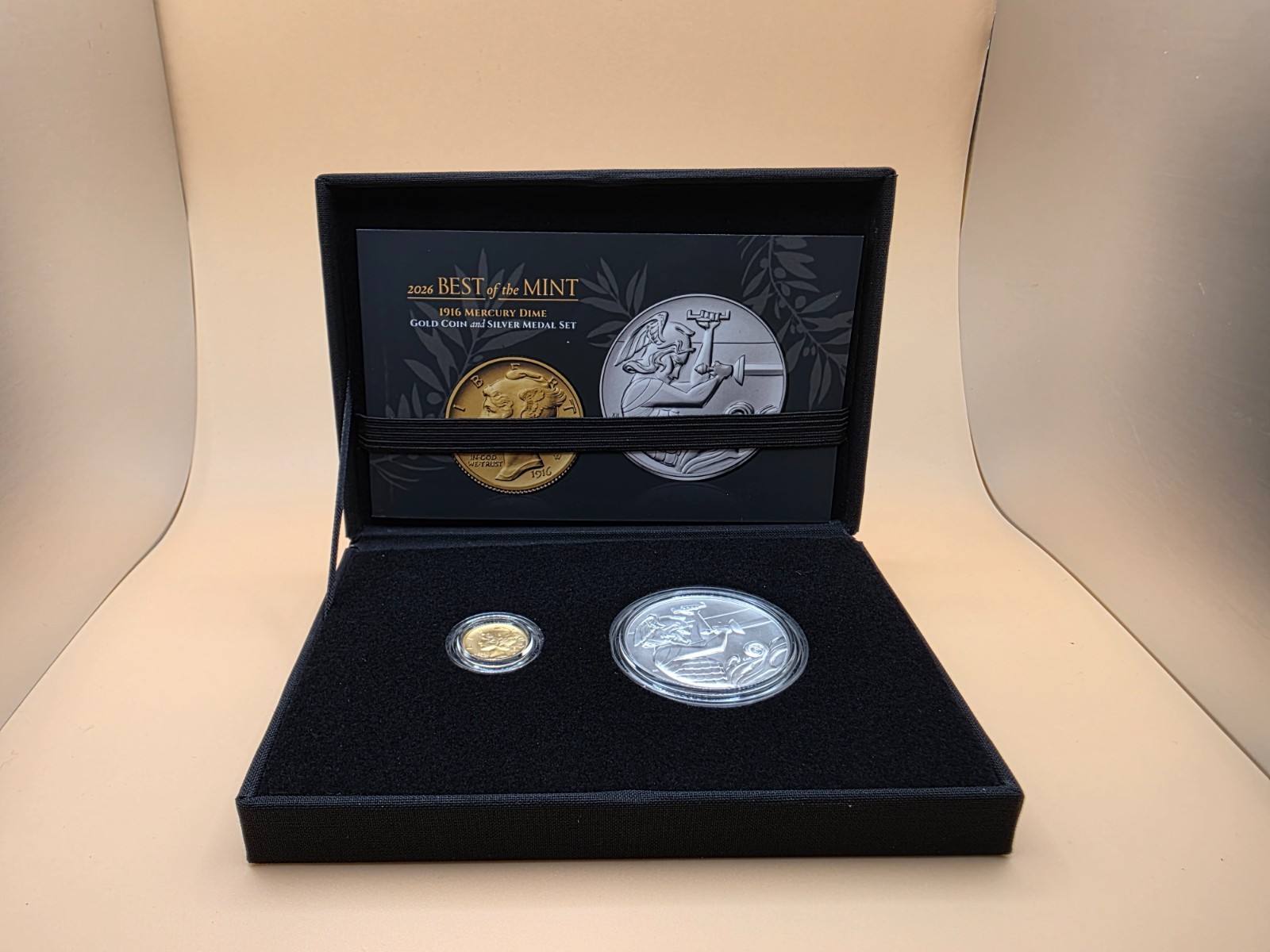 2026 Best of the Mint: 1916 Mercury Gold Coin and Silver Medal Set