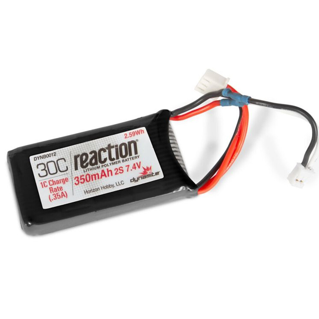 NEW Dynamite 7.4v 350mAh 2S LiPo Battery : 1/24 SCX24 Deadbolt