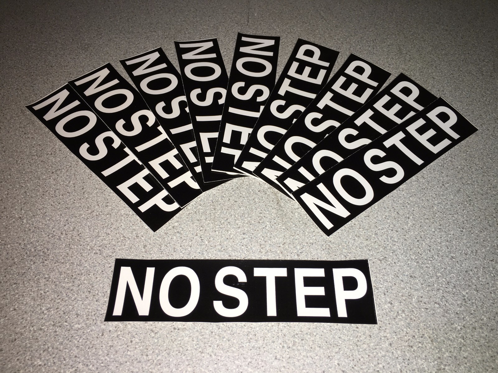 NEW Pack of 10 NO STEP Decal Sticker ​AM General HMMWV M998 Truck Boat 12339055