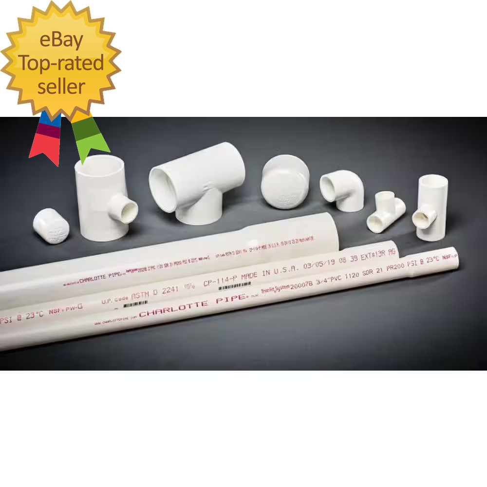 3/4 In. PVC Sch 40-Degree 90-Degree Elbow Fitting (10-Pack)