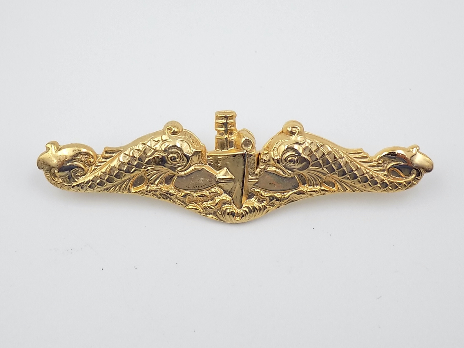 Original Vietnam War US Navy Submarine Officer Dolphin Badge GEMSCO