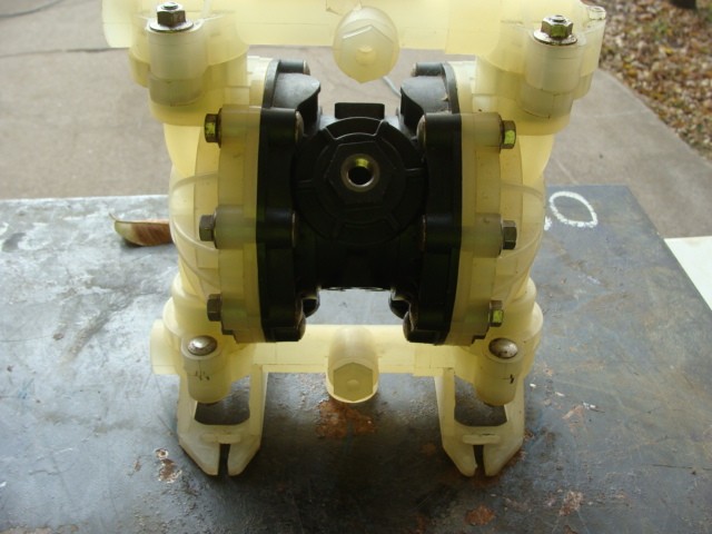 VERDERAIR DOUBLE DIAPHRAGM PUMP VA15-PP-PP-TF-TF P/N: 810.6772  SER: 17E06D
