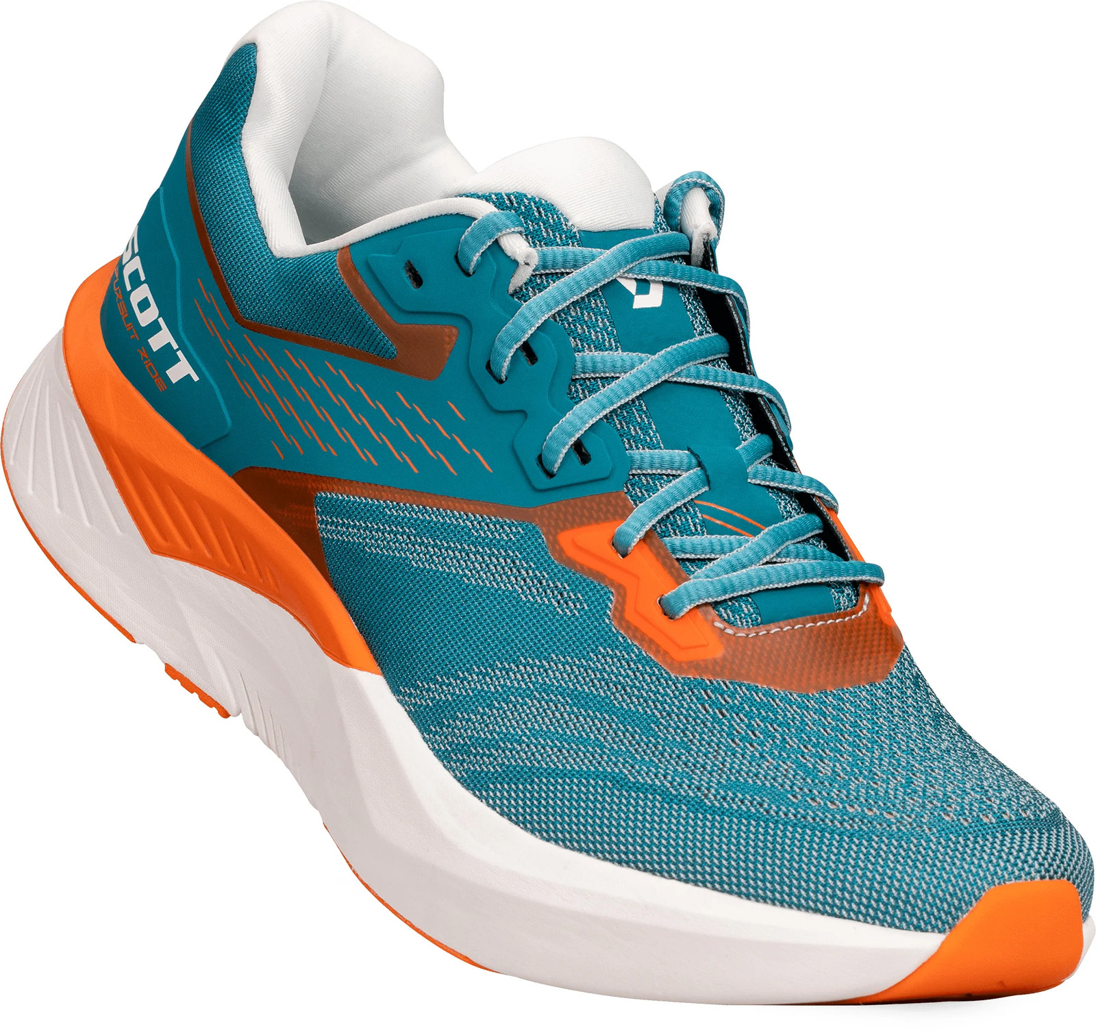Scott Pursuit Ride Mens Running Shoes Green Cushioned Comfort Sports Trainers