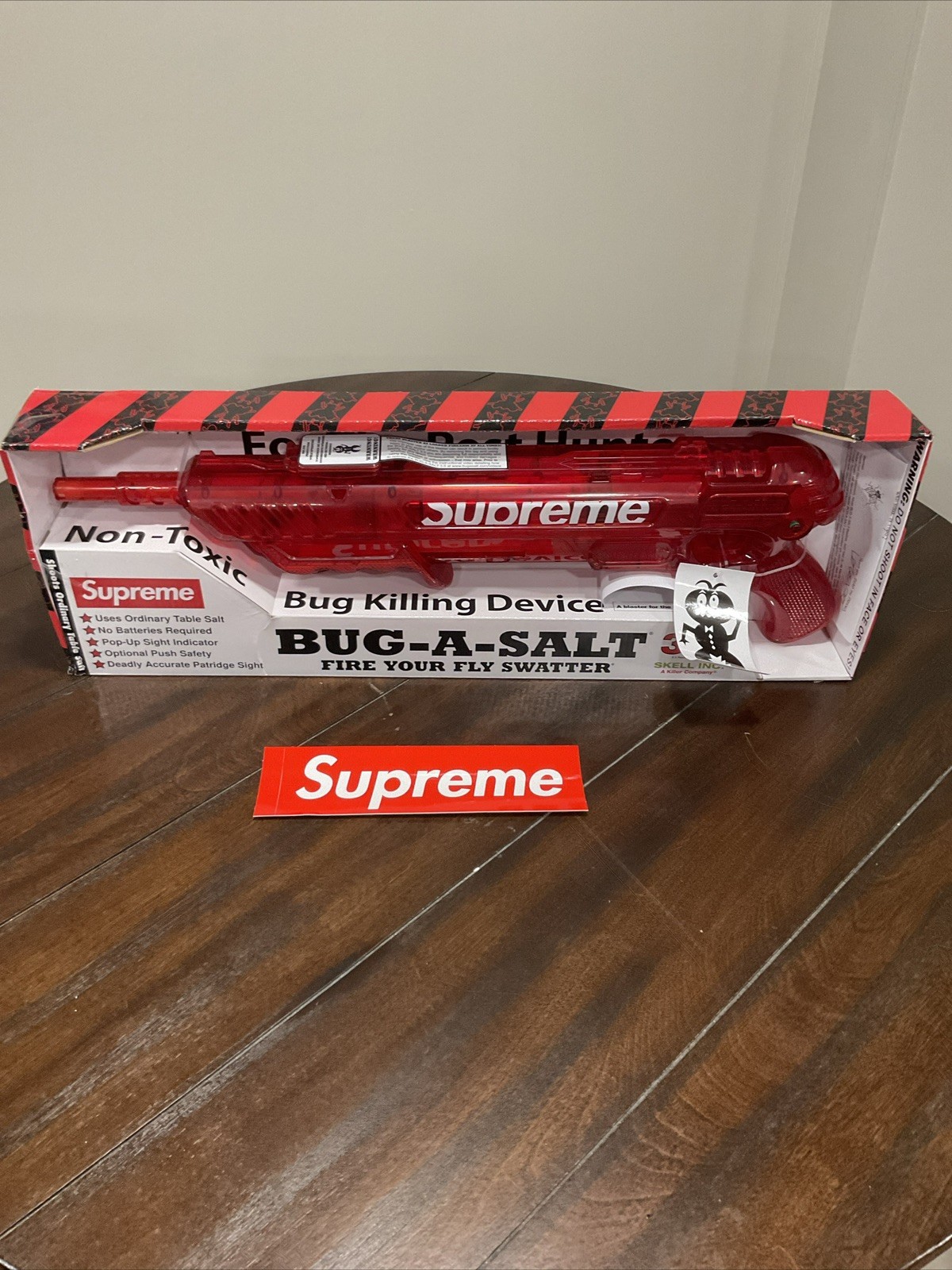 Supreme Bug-a-Salt 3.0 SS26 Bug Table Salt Gun + FREE STICKER