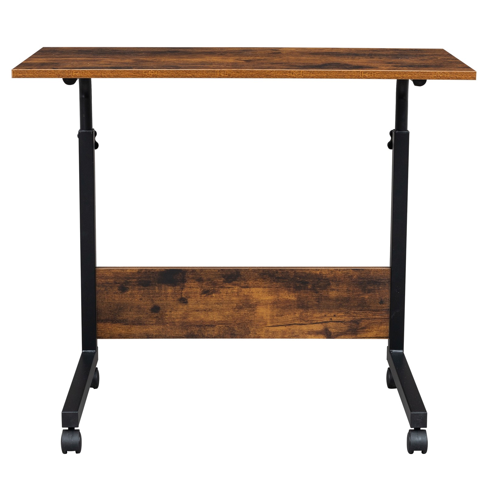 Height Adjustable Mobile Table Side Table Workstation Laptop Overbed Multi Table