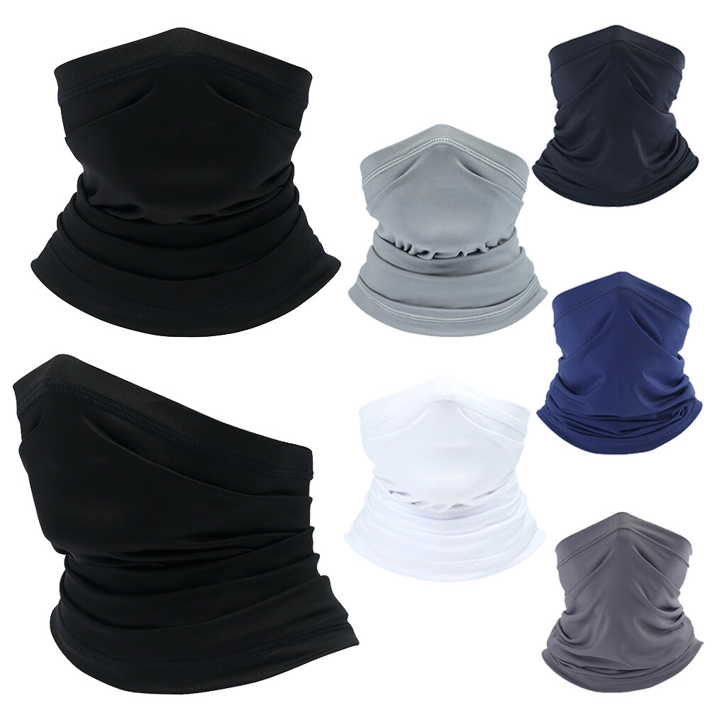 Face Mask Fishing Balaclava Scarf Sun UV Shield Neck Gaiter Headwear for Cycling