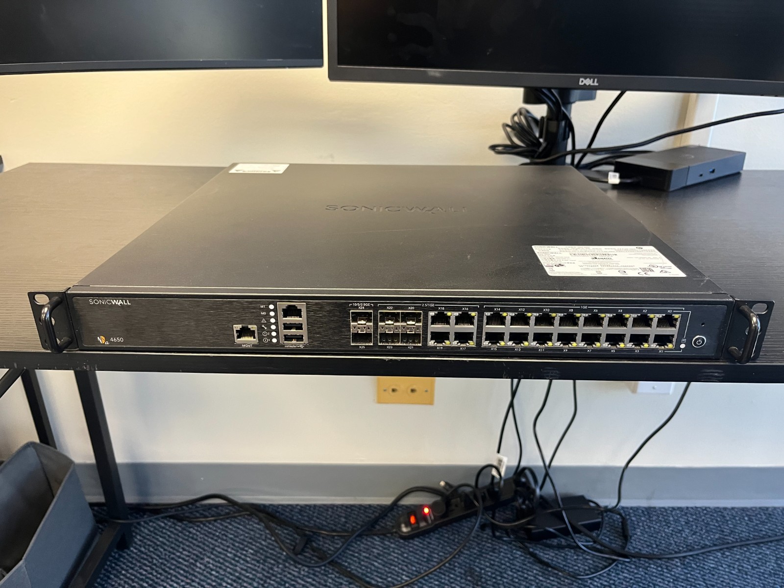 Used SonicWall NSA 4650 Firewall Security Appliance Tested Working